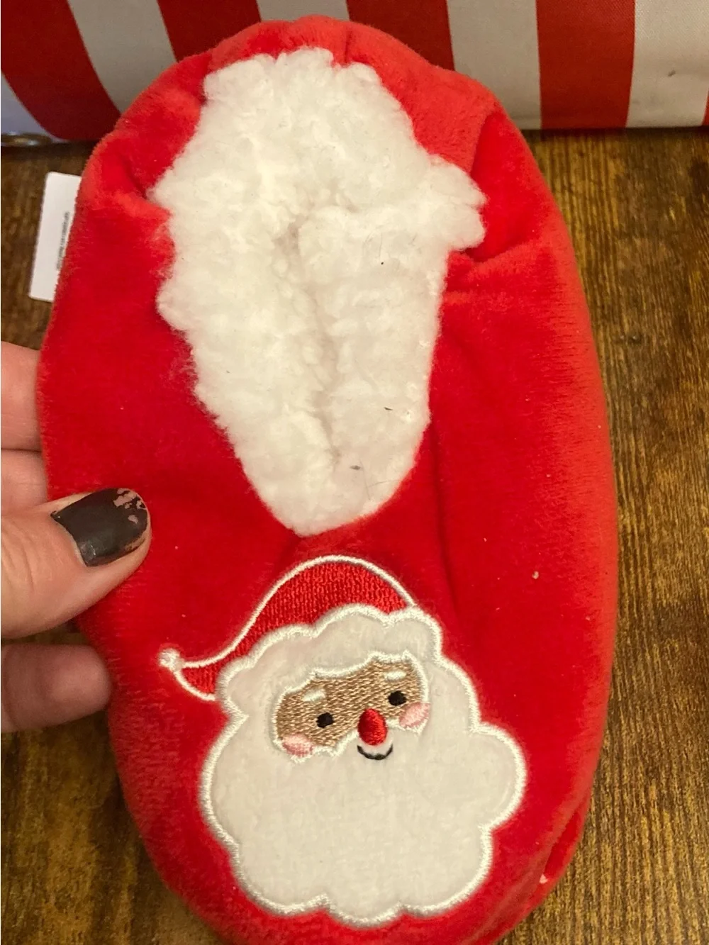 Carter's Just One You® Toddler Santa Slipper Socks - Red Size 4T-5T new